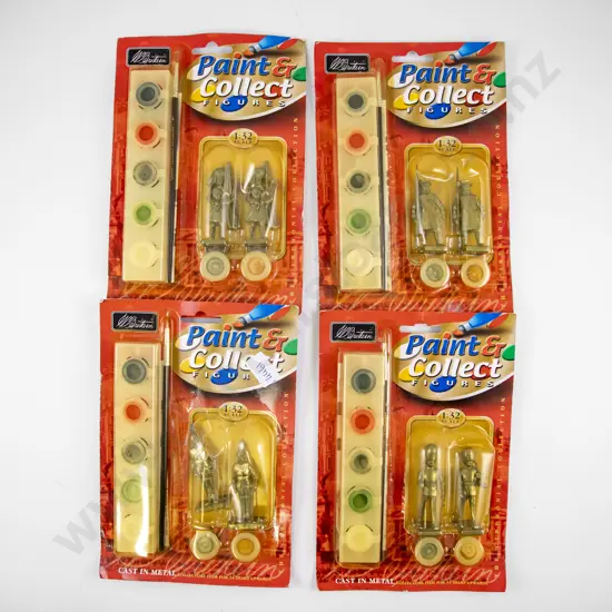 Four Packeted Britains Paint and Collect Figures