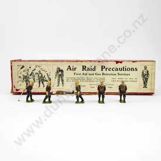Early Britains Boxed No1759  'Air Raid Precautions' First Aid and Gas Detection Services (10pces)