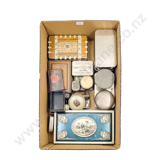Box of Assorted Tins