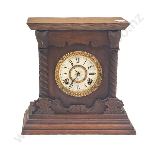 Late Vict Mantle Clock