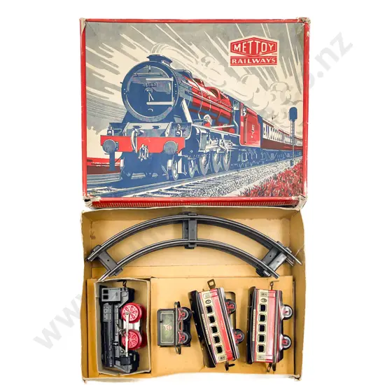 Vintage Boxed Mettoy Train Set