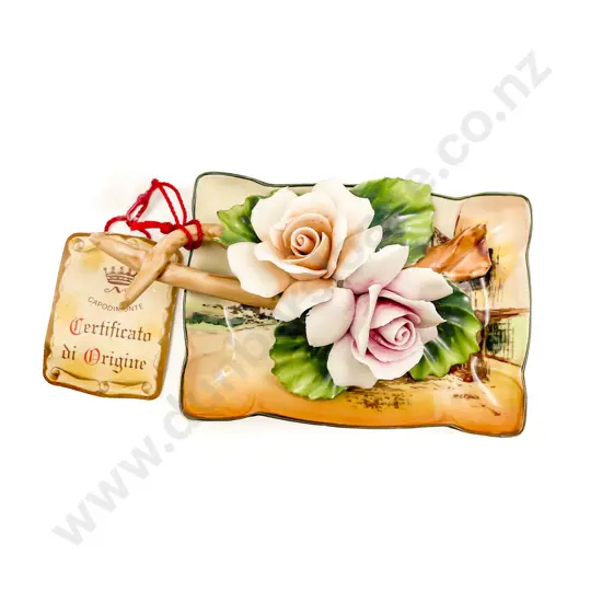 Small Royal Doulton Dish and Flower Ornament