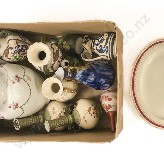 Box with Assorted Vases
