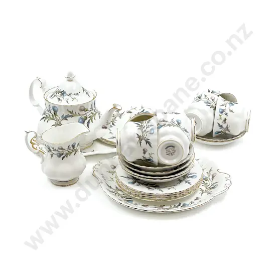 Royal Albert Brigadoon Pattern Tea Set