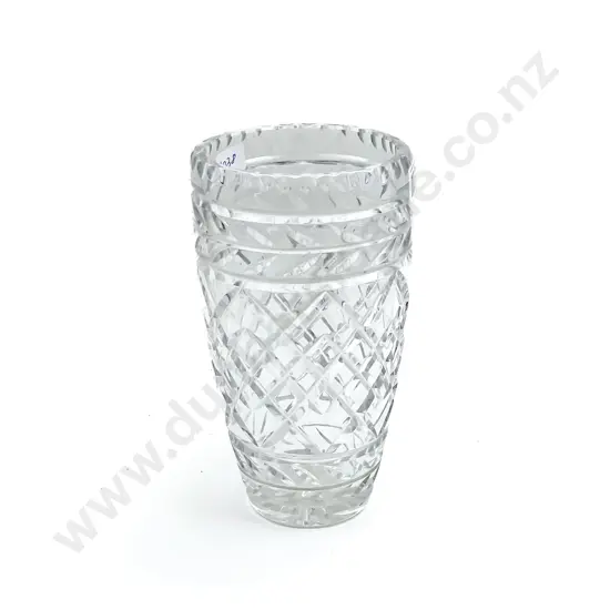 Cut Crystal Vase