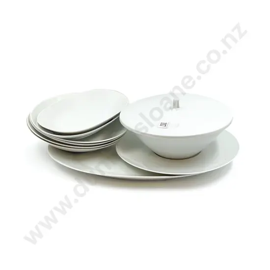 Small Qty Rosenthal White Glazed Crockery