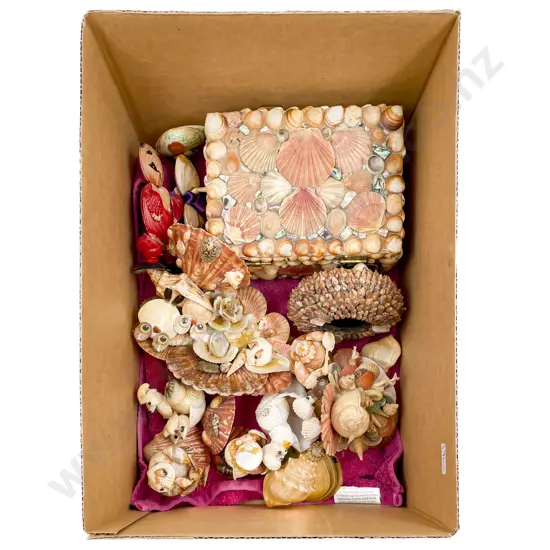 Box of Shell Ornaments