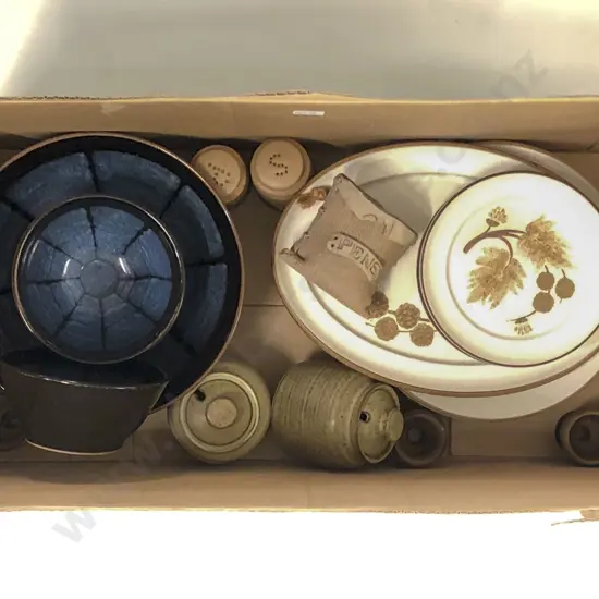 NZ Pottery Dessert Set Condiments Denby China