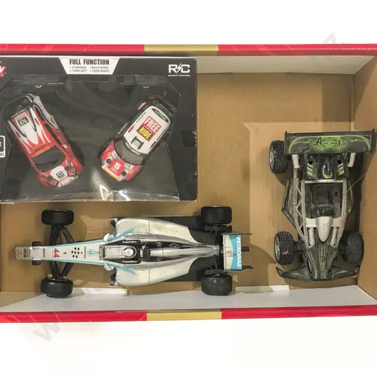 Two Remote Control Cars & Others (no controls)