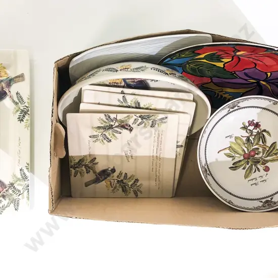 Haven Native Bird & Floral Serving China