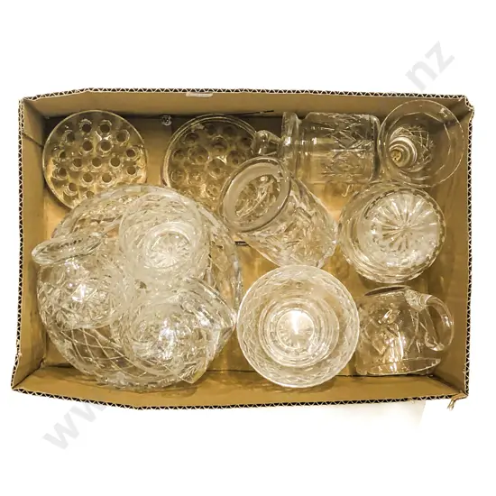 Assorted Crystal Ware