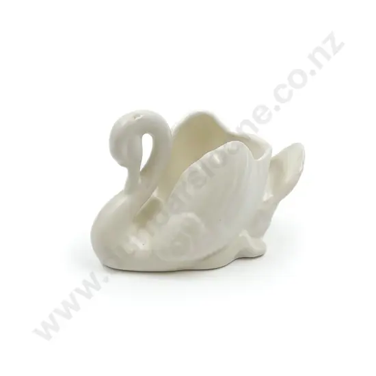 Small Crown Lynn Tiki Mark Swan Vase