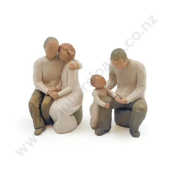 Willow Tree "Anniversary" & "Grandfather" Figurines