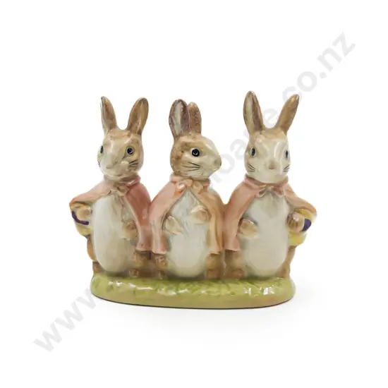 Beswick Beatrix Potter Figure Flopsy Mopsy & Cottontail