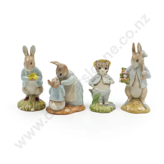 Four Beswick & Royal Albert Beatrix Potter Figures
