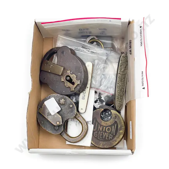 Three Antique Padlocks