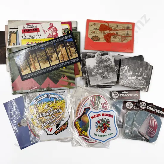 Assorted Vintage Coasters incl Bell Tea Collection Historic NZ