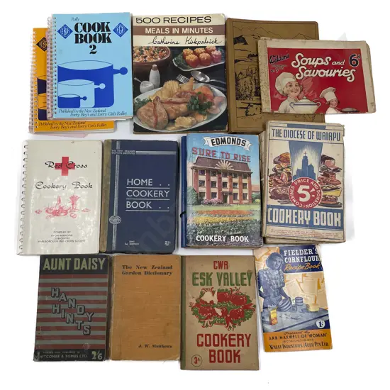 Collection Vint NZ Cookery Books incl Aunt Daisy