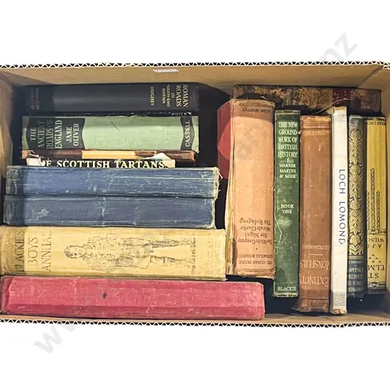 Box of Assorted Vintage Books incl Blackies Boys Annual