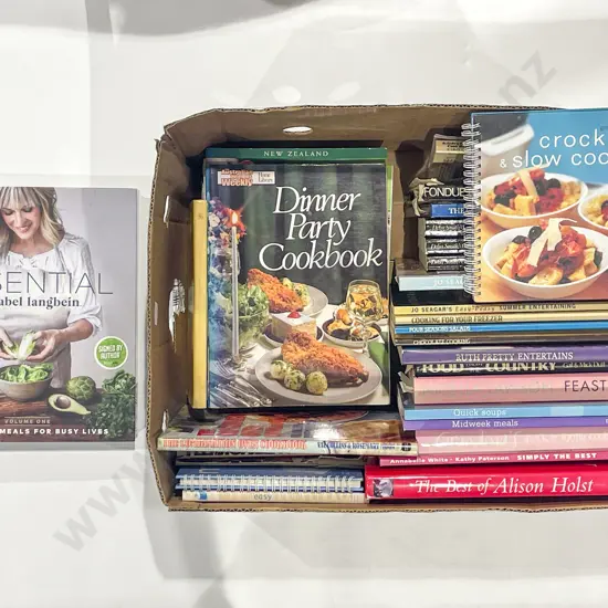 Box of Cookery Books incl Nigela Lawson