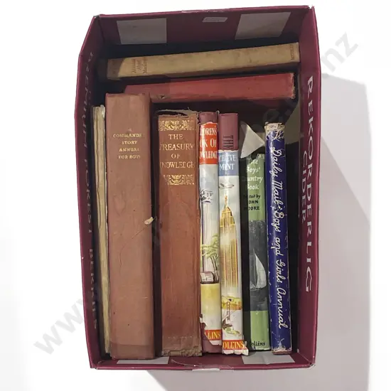 Box of Vintage Boys Annuals