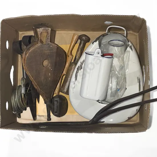 Collection of Hospital Enamel Ware