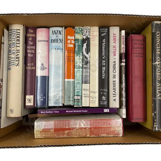 Box of Assorted incl Rugby Interest