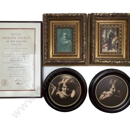 Box of Assorted Framed Works