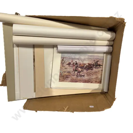 Qty of Assorted Unframed Prints