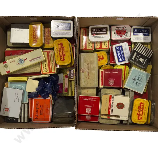 Two Boxes of Tobacco Tins