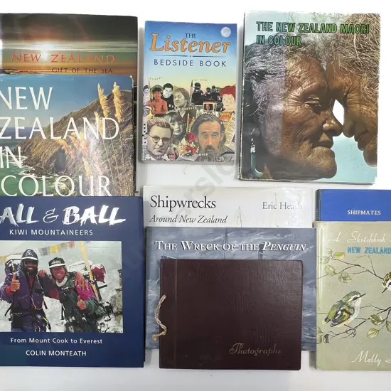 Box of Books incl NZ Interest