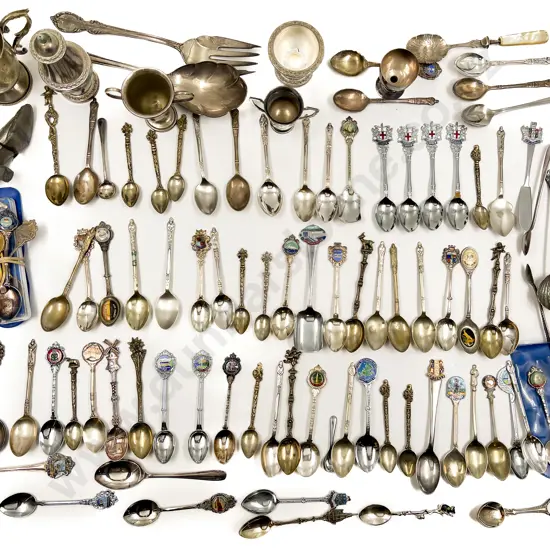 Collection Souvenir Spoons and Assorted S/P