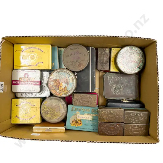 Collection of Vintage Tobacco Tins Etc.
