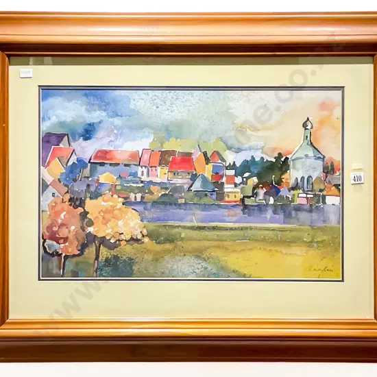 Framed Townscape Print