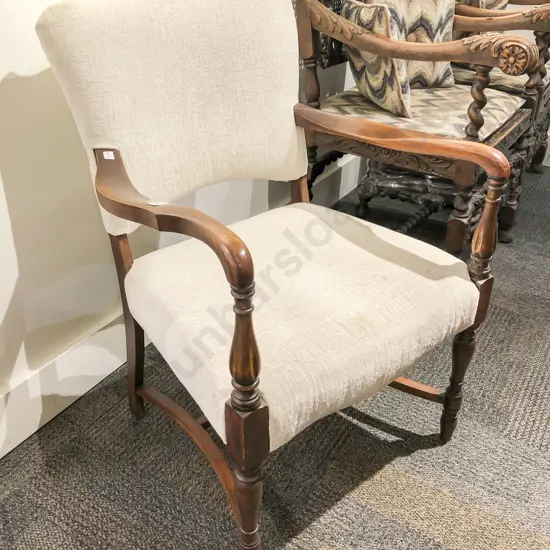 Mahogany Open Armchair