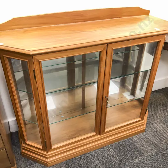 Rimu China Display Cabinet