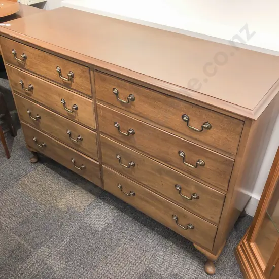 Mahogany Eight Drawer Chest