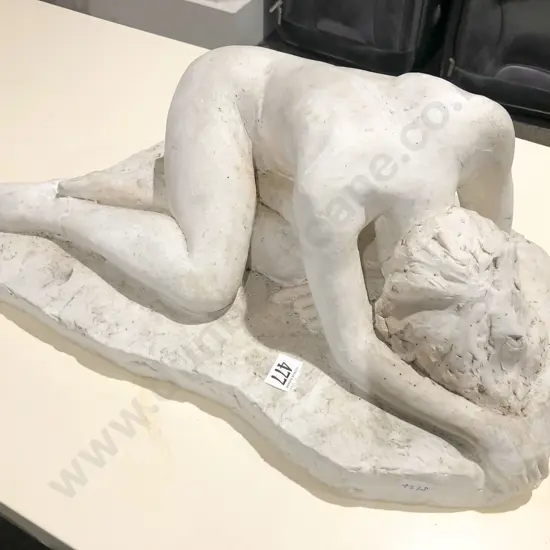 Plaster Nude Sculpture