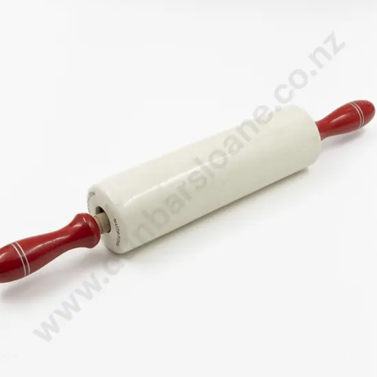 Made in England Nutbrown White China Rolling Pin