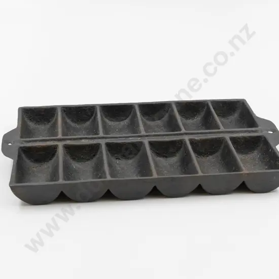 Victorian Heavy Cast Iron Gem Iron Tray