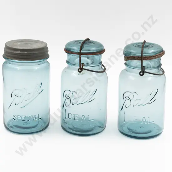 Three Early C20th Ball Preserving Jars