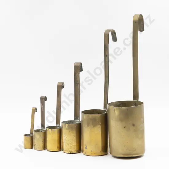 Set of Six Early C20th Cylindrical Hanging Measures