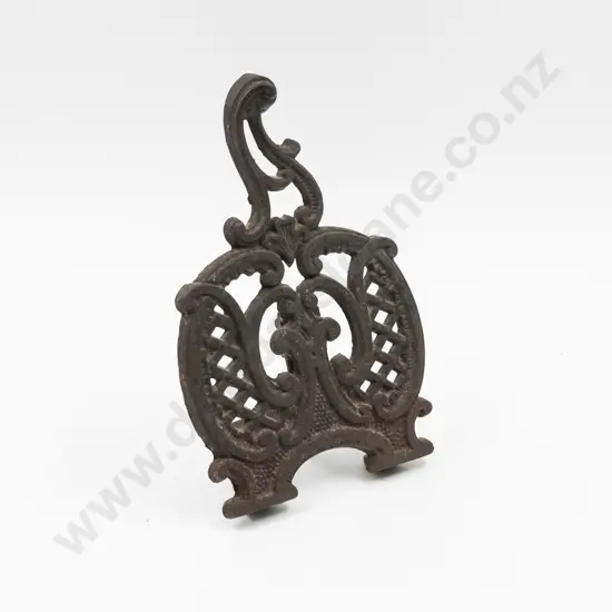 Victorian Pierced Cast Iron Trivet