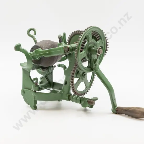 McCormick Derring Chicago USA Cast Iron & Steel Bench Top Grindstone