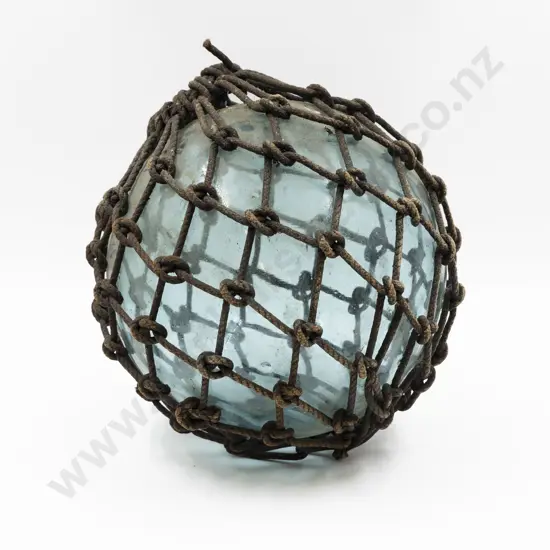 Large Original Roped Glass Buoy