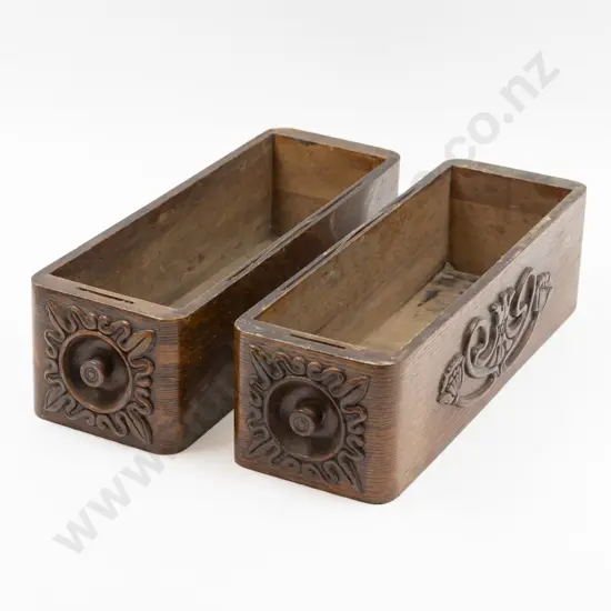 Two Singer Sewing Machine Drawers