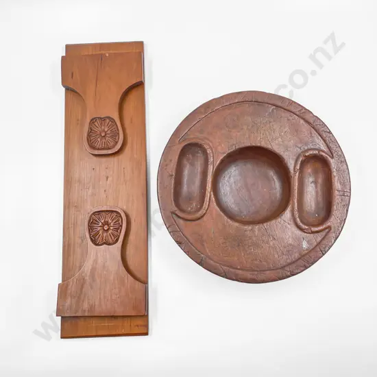 NZ Colonial Rimu Desk Top Book Rack