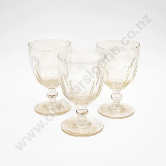 Three Victorian Oversized Goblets