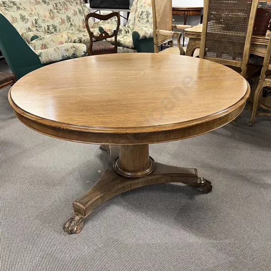 Wm IV Faded Mahogany Tilt Top Supper Table