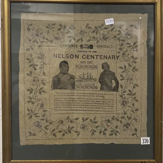 Nelson Centenary 1805 - 1905 Transfer Tissue